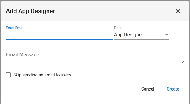 App Designer Create