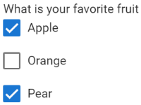 Checkbox Field Usage Example