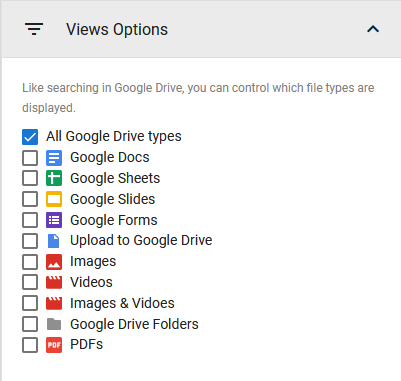 Form Editor Field Properties Drive Picker Options Views