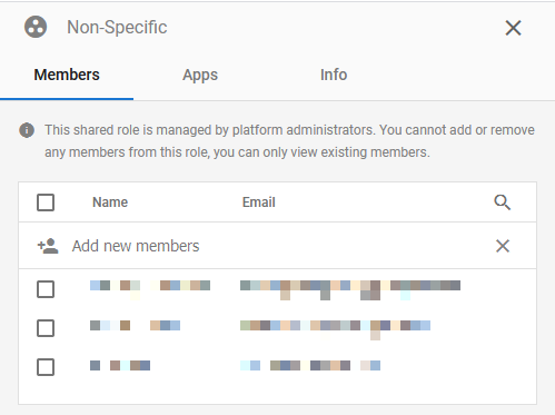 Manage Shared Roles