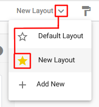 Default Layout & Tabs